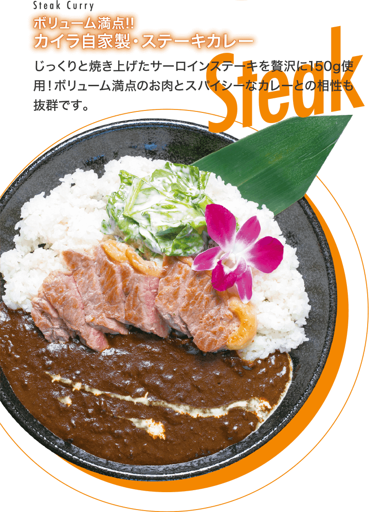 カイラ自家製・ステーキカレー