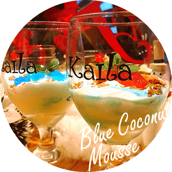 Blue Coconut Mousse